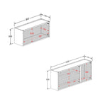 Cozinha Completa de Canto em Aço 9 Peças Bella Bertolini