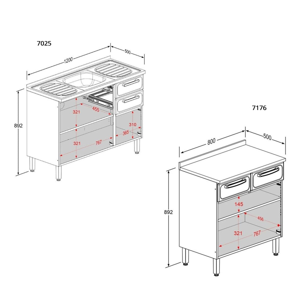 Cozinha Completa 9 Peças em Aço com Pia Estilo Bertolini