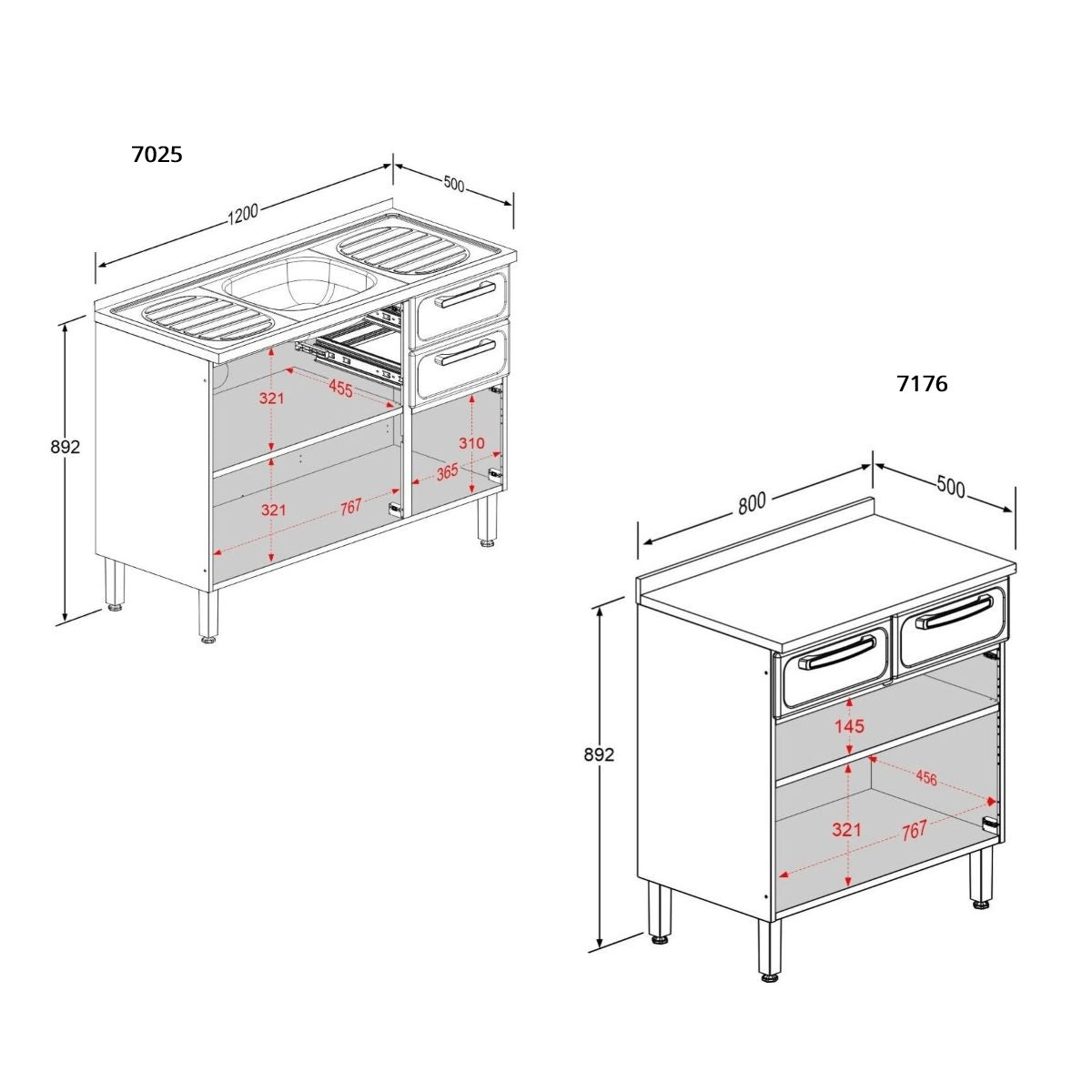 Cozinha Completa 9 Peças em Aço com Pia Estilo Bertolini