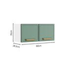 Cozinha Completa em Aço com Pia 8 Portas 2 Gavetas Bella Bertolini