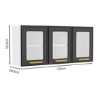 Cozinha Completa em Aço com Tampo em MDP 2 Gavetas 14 Portas Bella Bertolini