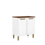 Balcão de Cozinha em Aço para Cooktop 2 Portas Bella Bertolini