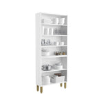 Paneleiro de Cozinha em Aço 6 Portas 2 Vidros Bella Bertolini