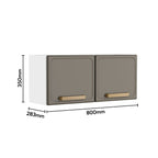 Cozinha Completa em Aço 14 Portas 2 Gavetas Essência Bertolini