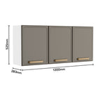 Armário Aéreo de Cozinha em Aço 120 cm Essência Bertolini