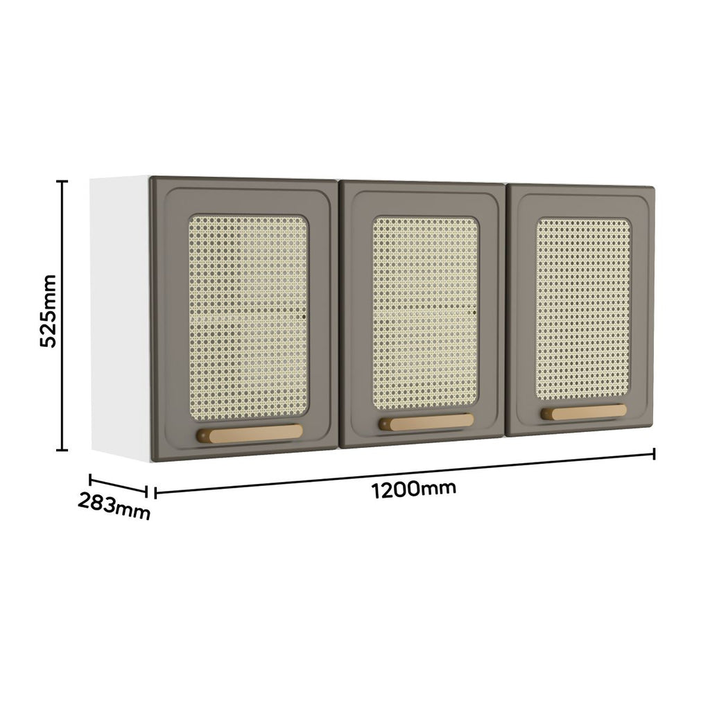 Cozinha Completa em Aço 14 Portas 2 Gavetas Essência Bertolini