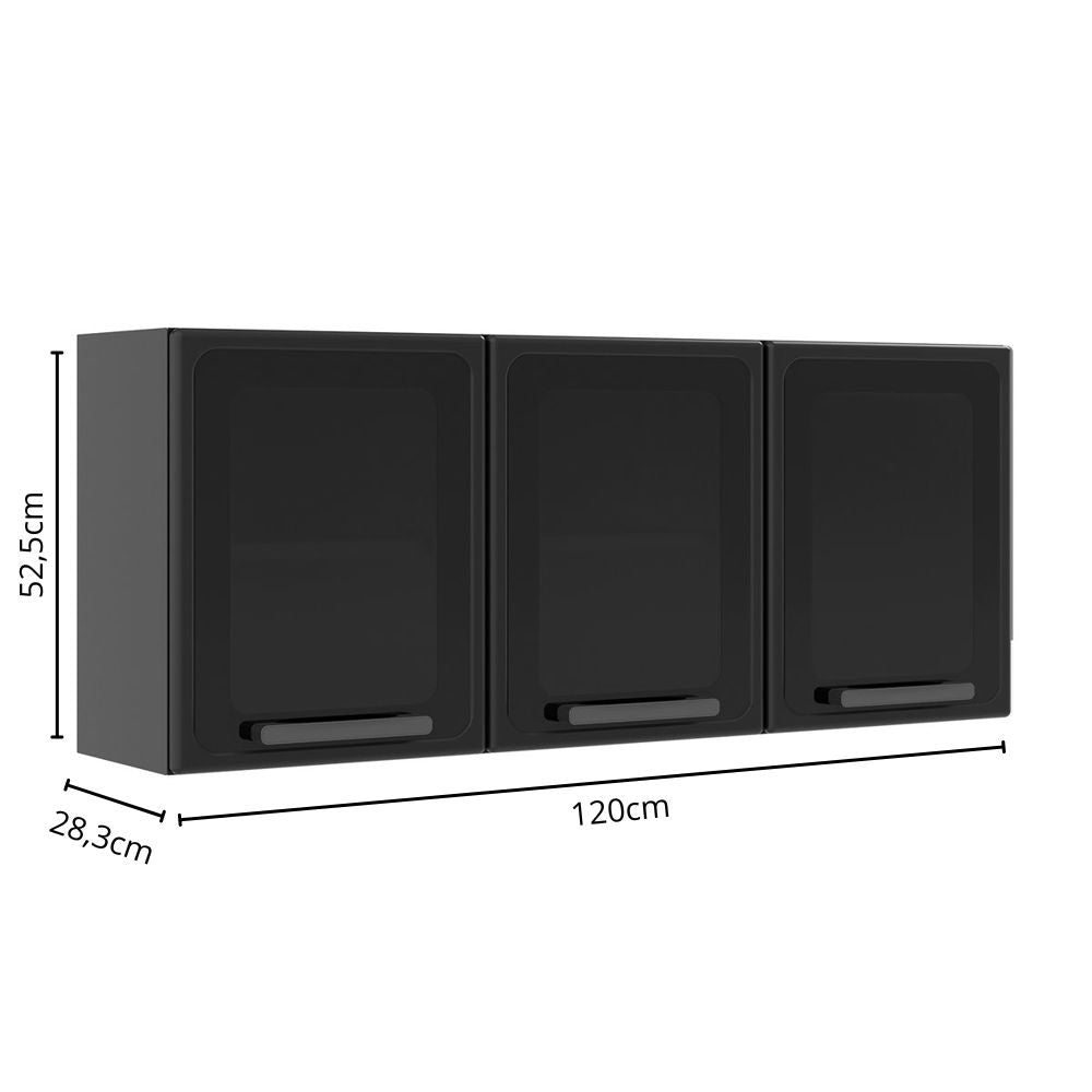 Cozinha Compacta em Aço com Pia 8 Portas 2 Gavetas Estilo Bertolini