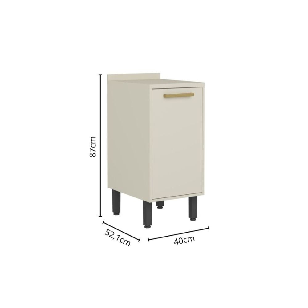 Cozinha Completa 250 cm 6 Gavetas Bossa Nova Bertolini