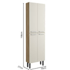 Armário Paneleiro Cozinha com 4 Portas Samba Bertolini