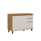 Balcão de Cozinha com Tampo 2 Portas 3 Gavetas Serena Bertolini