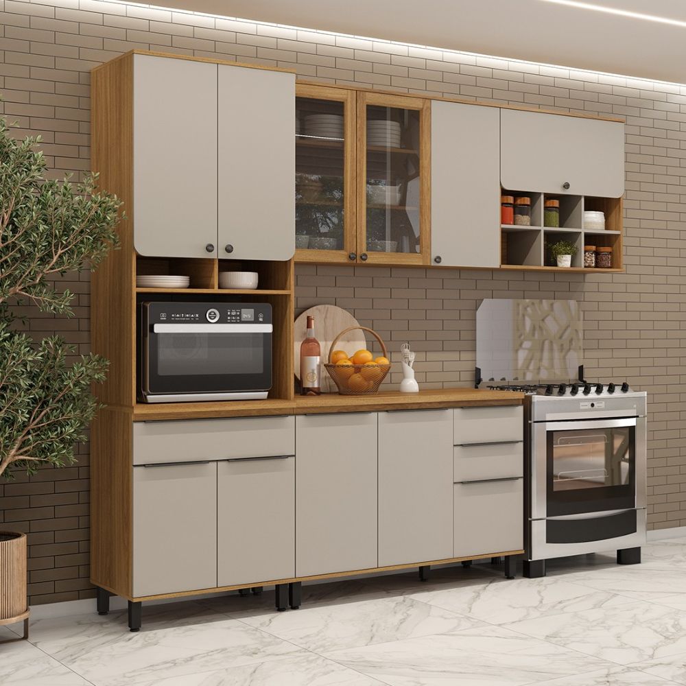 Cozinha Completa 10 Portas 4 Gavetas Serena Bertolini