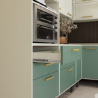 Balcão de Cozinha para Cooktop Gavetão e Porta Basculante Bossa Nova Bertolini