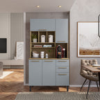 Cozinha Compacta 105cm 5 Portas 2 Gavetas Axé Bertolini