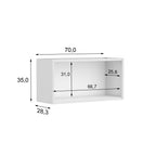 Cozinha Completa em Aço 2 Gavetas 14 Portas Colors Bertolini