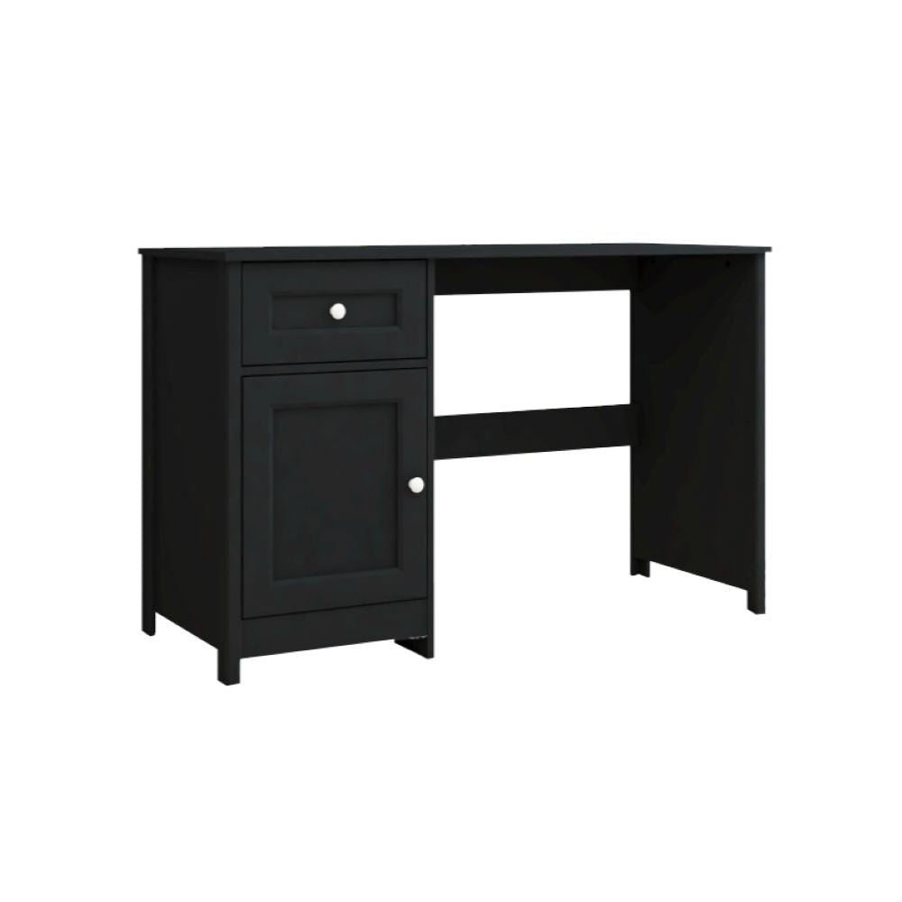 Mesa para Escritório Escrivaninha em Madeira 95 cm 1 Porta 1 Gaveta