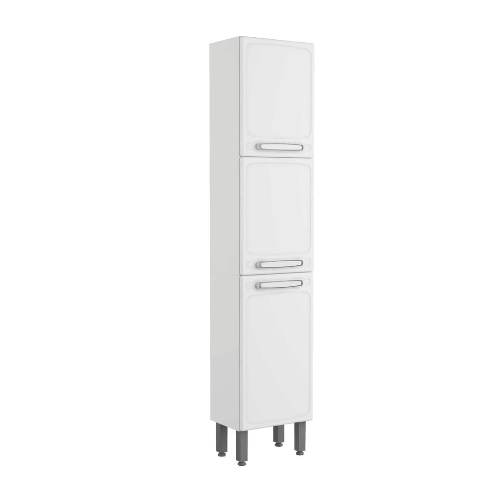 Cozinha Compacta em Aço 3 Peças 9 Portas 2 Gavetas Evidence Bertolini