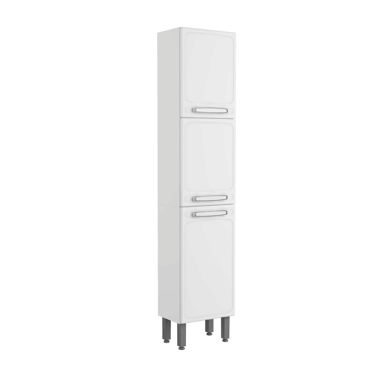 Cozinha Compacta em Aço 3 Peças 9 Portas 2 Gavetas Evidence Bertolini