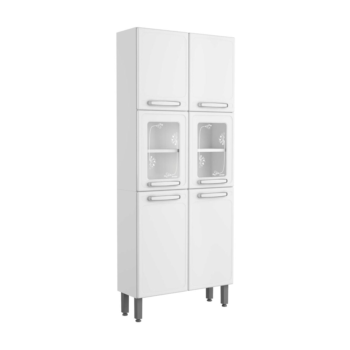 Cozinha Completa em Aço 14 Portas 2 Gavetas Evidence Bertolini