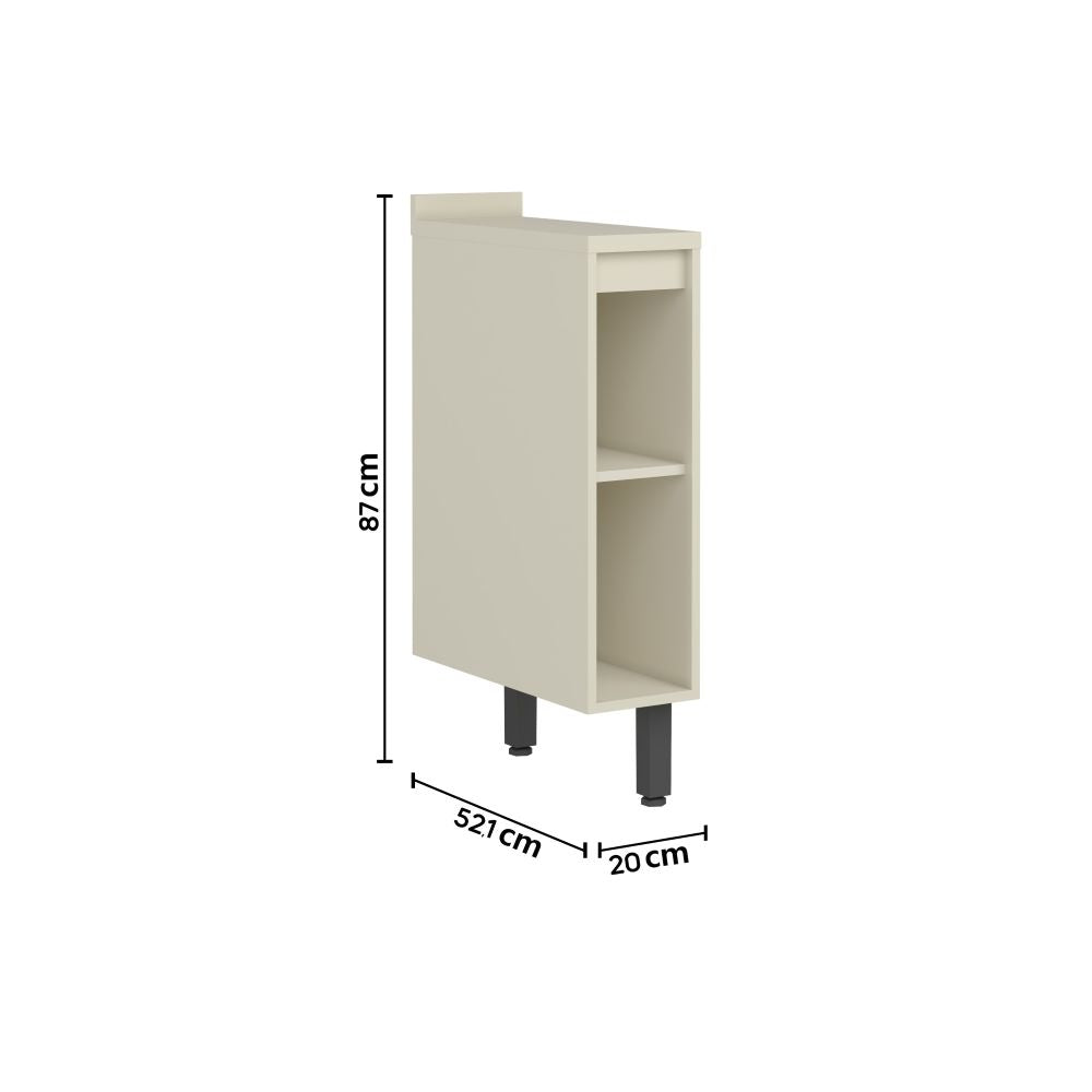 Cozinha Completa 250 cm 6 Gavetas Bossa Nova Bertolini