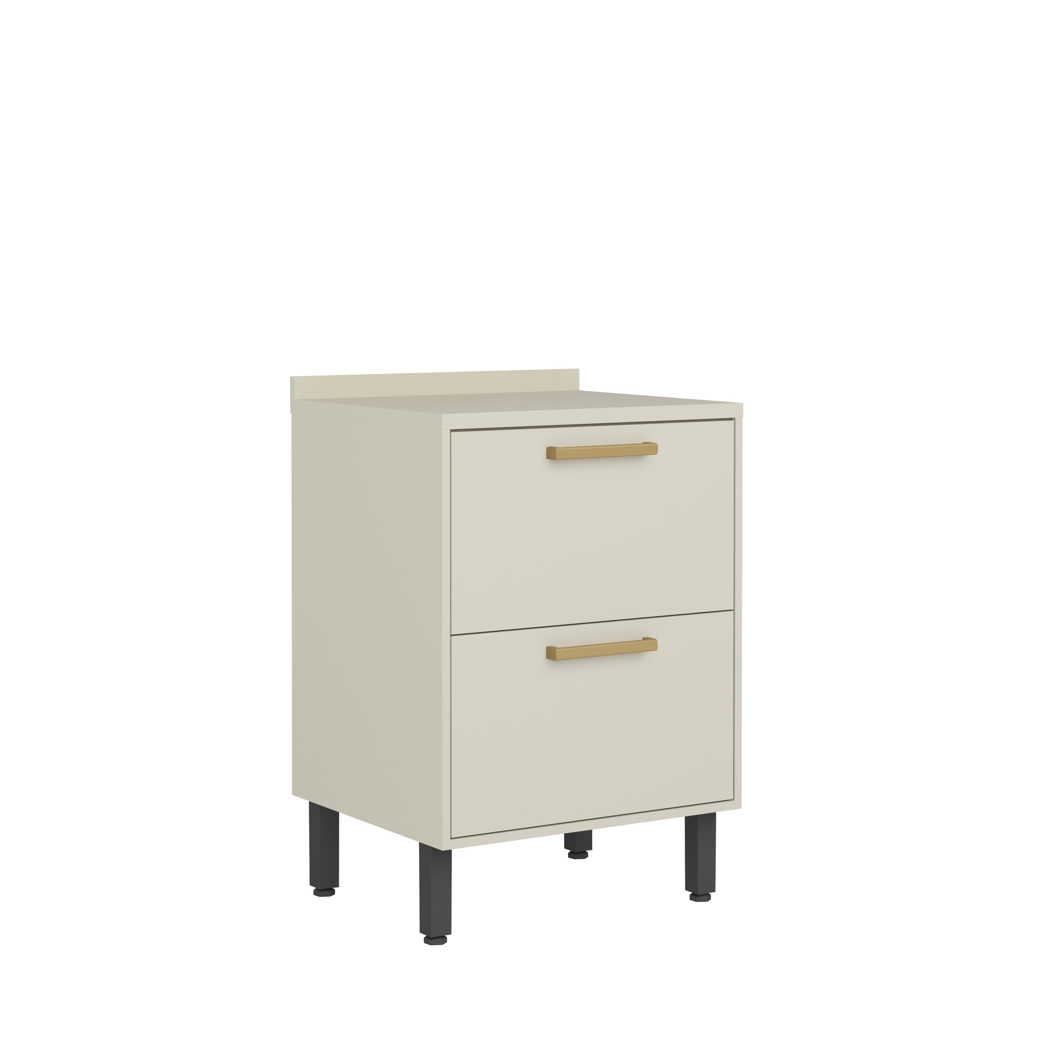 Balcão 60cm Tampo Gavetão e Porta Basculante Bossa Nova Bertolini