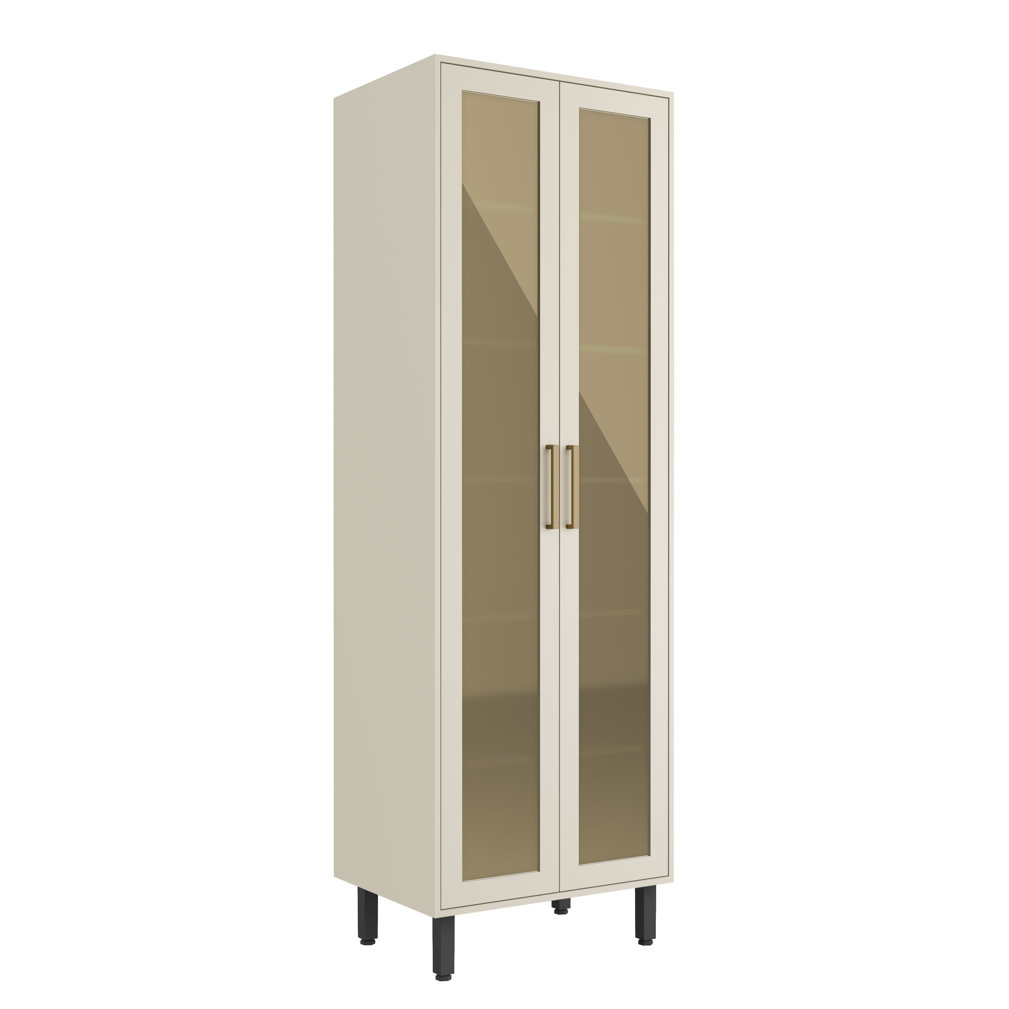 Cristaleira com 2 Portas de Vidro Bossa Nova Bertolini