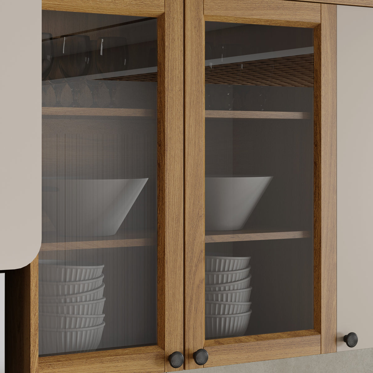 Armário Aéreo de Cozinha 120 cm 3 Portas Serena Bertolini