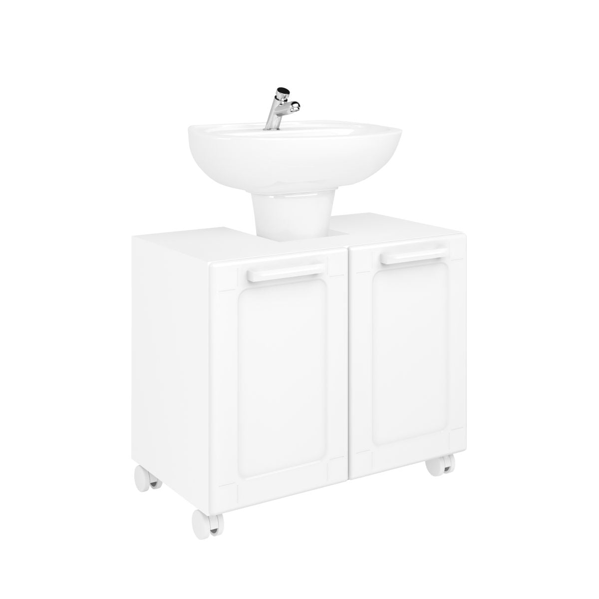 Conjunto para Banheiro 70 cm Gabinete e Aéreo Multi Bertolini