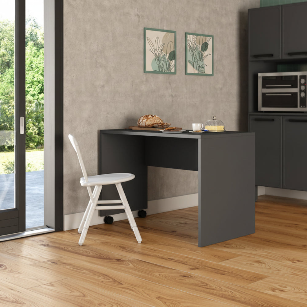 Mesa Multiuso com rodízios 110 cm Bertolini