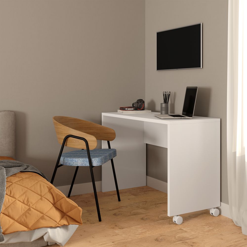 Mesa Multiuso com rodízios 110 cm Bertolini