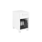 Balcão Multiuso com rodízios 35 cm 1 Porta 1 Gaveta Bertolini