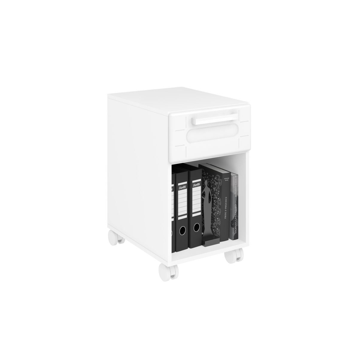 Balcão Multiuso com rodízios 35 cm 1 Porta 1 Gaveta Bertolini