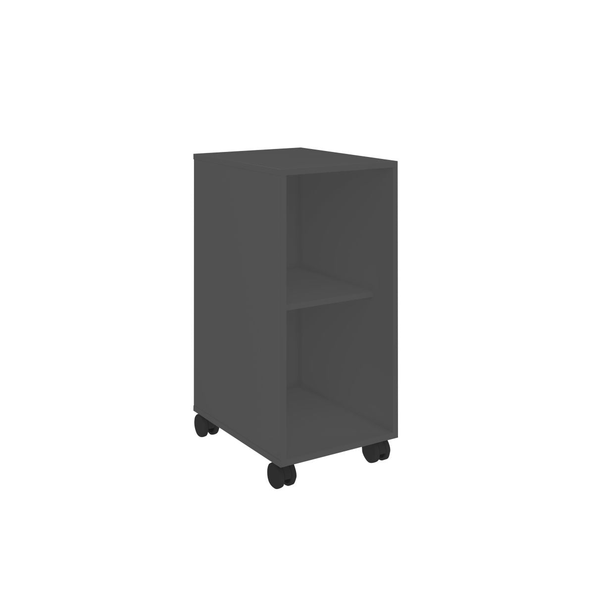 Conjunto de Mesa e Balcão Lateral com Rodízios Multi Bertolini