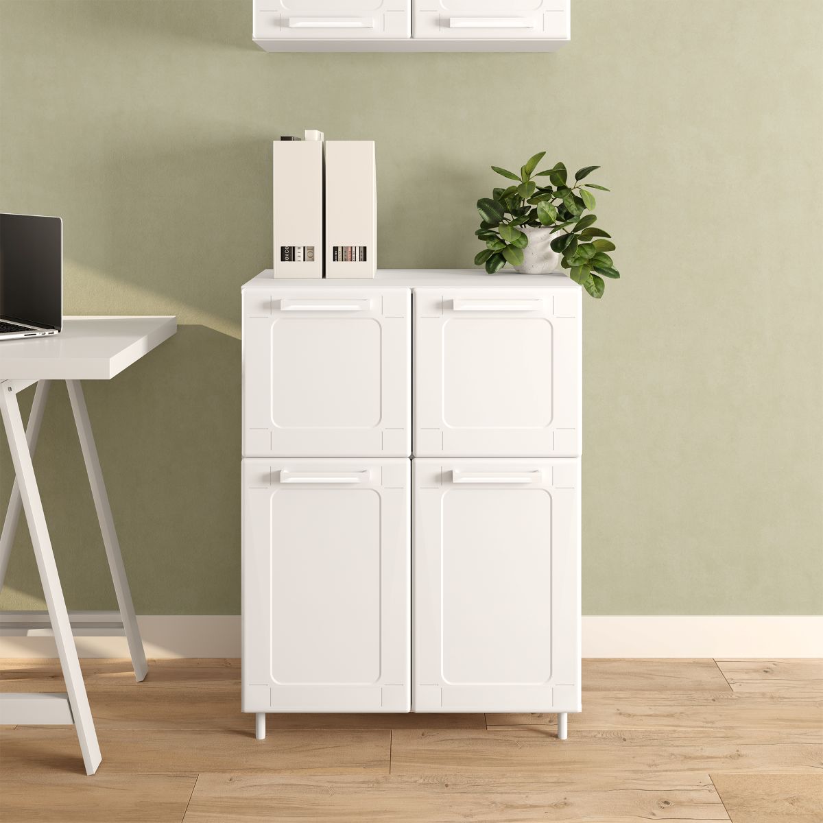 Armário Multiuso 70 cm 4 Portas Bertolini