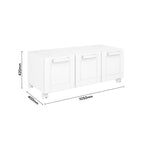 Rack e Mesa Lateral para Sala de Estar Multi Bertolini