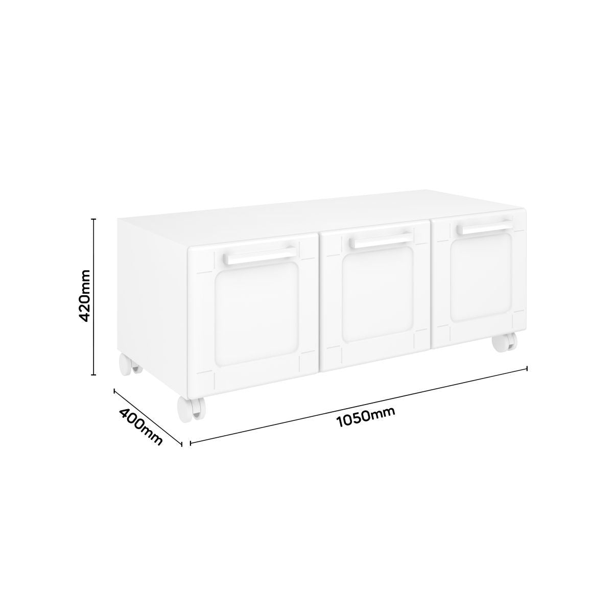 Rack e Mesa Lateral para Sala de Estar Multi Bertolini