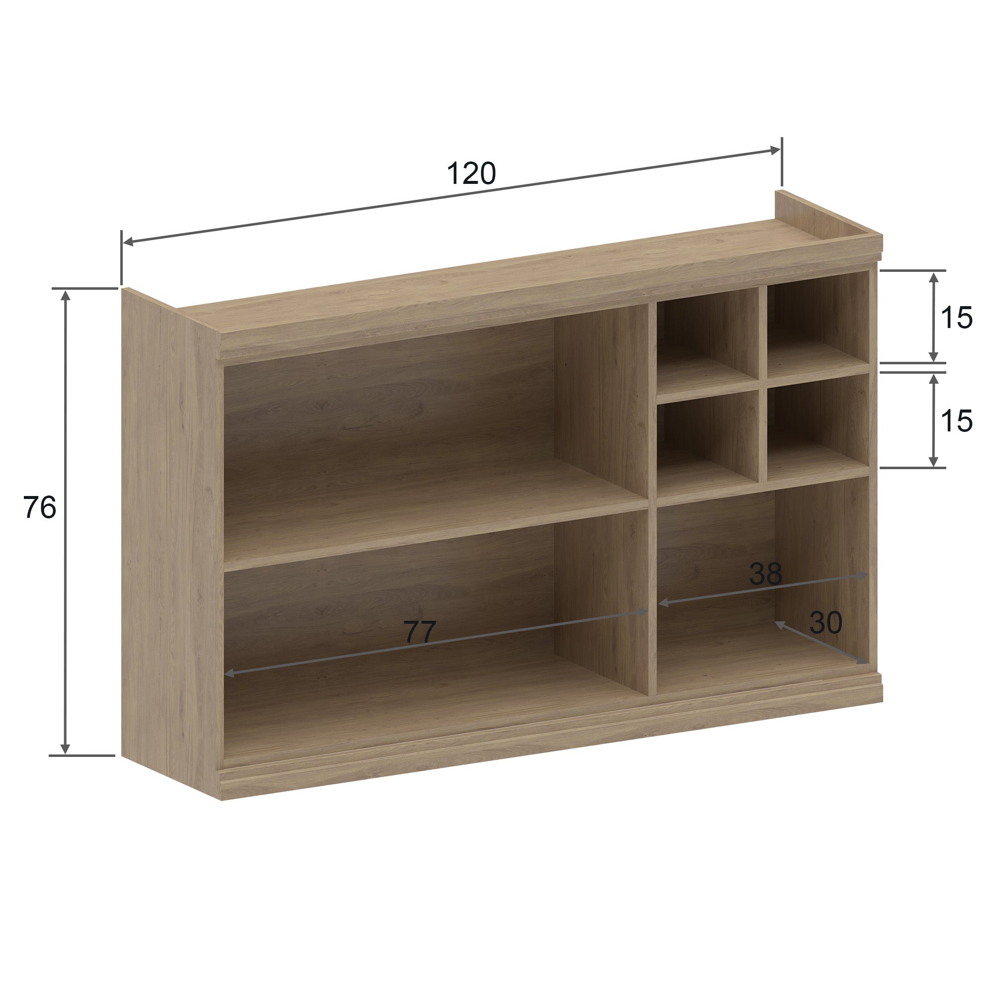 Armário Aéreo para Cozinha 2 Portas Basculante 1 Vidro Moderna Bertolini