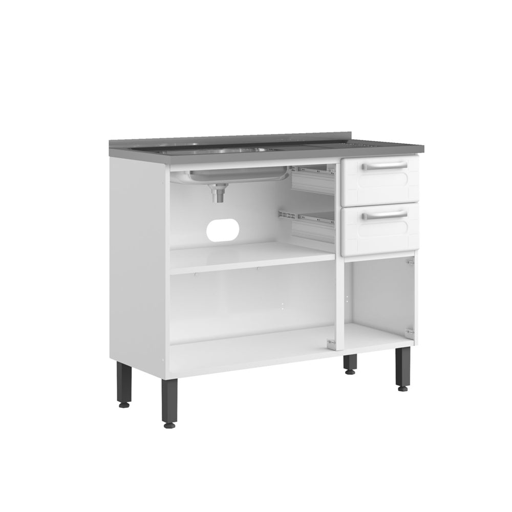 Armário para Clínicas/Enfermaria com Pia Múltipla Bertolini