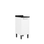 Balcão de Cozinha em Aço 40cm com Tampo 1 Porta Gourmet Bertolini