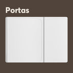 Cozinha Compacta Aço 6 Portas 3 Vidros 2 Gavetas Evidence Bertolini