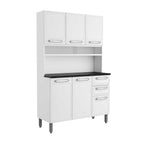 Cozinha Compacta Aço 6 Portas 2 Gavetas Evidence Bertolini