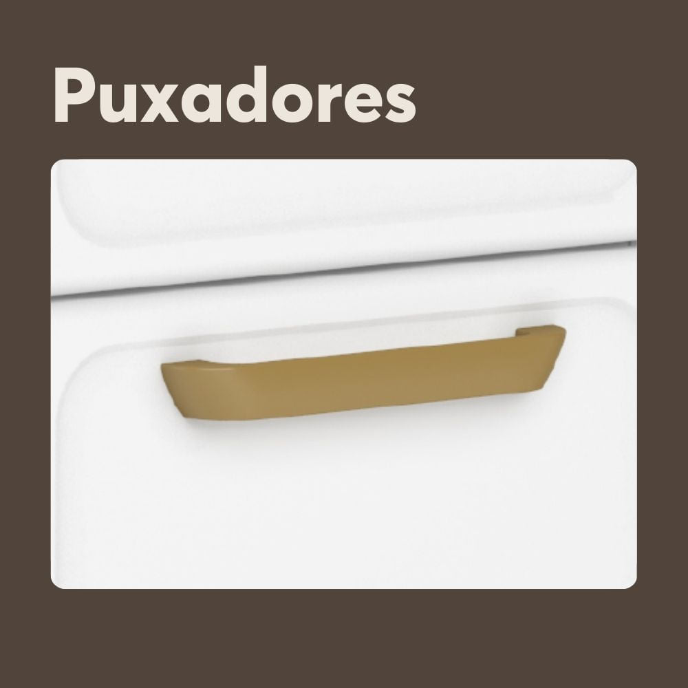 Balcão de Cozinha em Aço para Cooktop 2 Portas Bella Bertolini