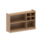 Armário Aéreo para Cozinha 2 Portas Basculantes 5 Nichos Moderna Bertolini