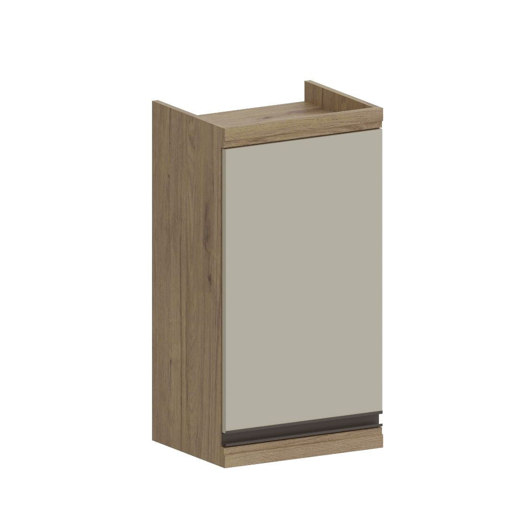 Armário Aéreo para Cozinha em MDP 1 Porta Moderna Bertolini