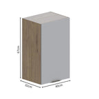 Armário Aéreo para Cozinha em MDP 1 Porta Urbana Bertolini