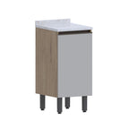 Balcão de Cozinha em MDP com Tampo 1 Porta Urbana Bertolini