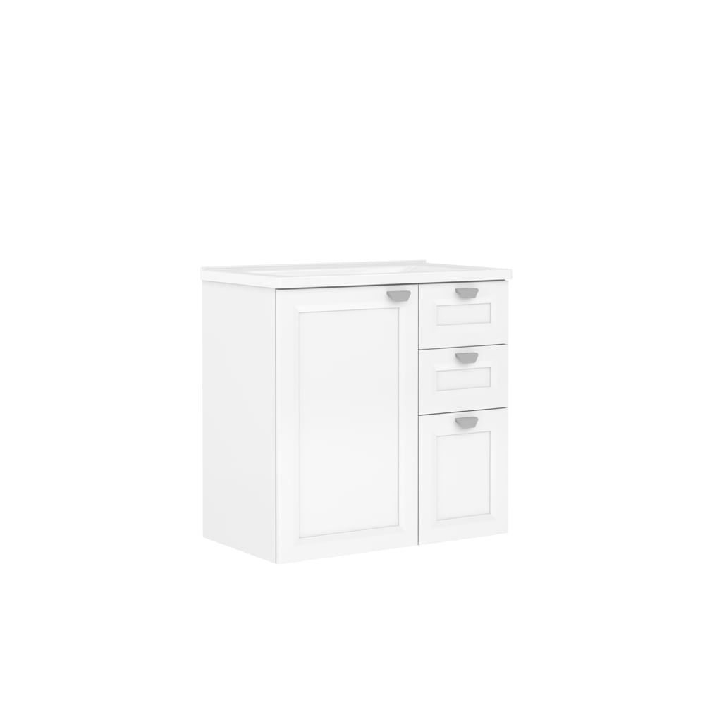 Balcão para Banheiro com Pia 2 Portas 2 Gavetas Águas Brasileiras Bertolini