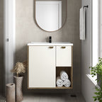 Balcão para Banheiro com Pia 1 Porta 1 Gaveta Águas Brasileiras Bertolini