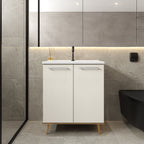 Balcão para Banheiro com Pia e 2 Portas Águas Brasileiras Bertolini