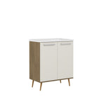 Balcão para Banheiro com Pia e 2 Portas Águas Brasileiras Bertolini