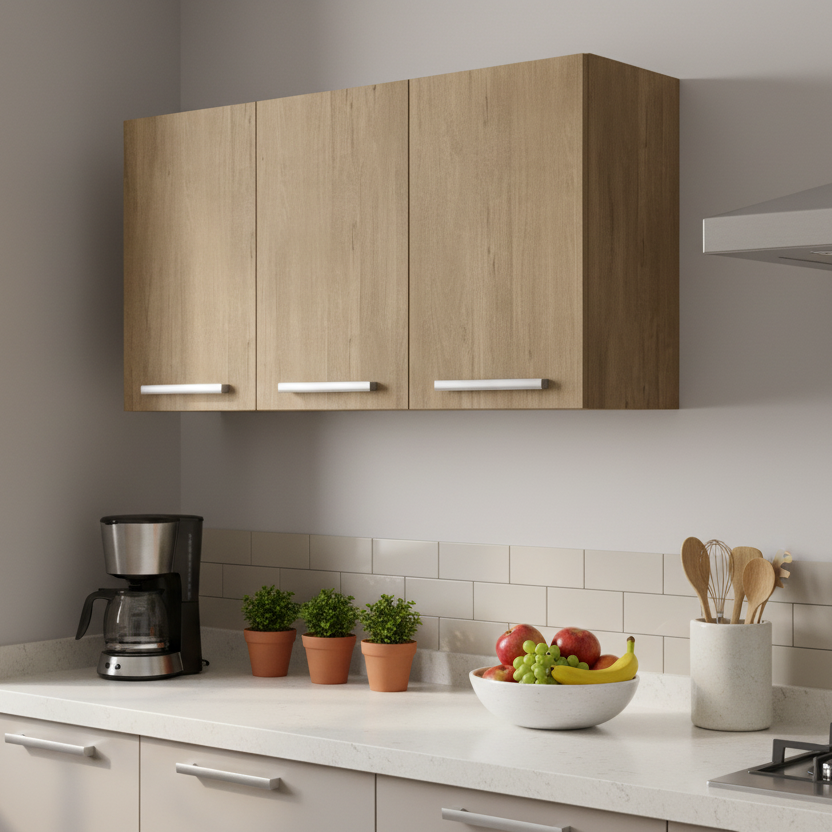 Armário Aéreo para Cozinha com 3 Portas Samba Bertolini
